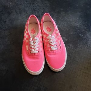 *RARE* Vans Fluorescent Pink size 9.5